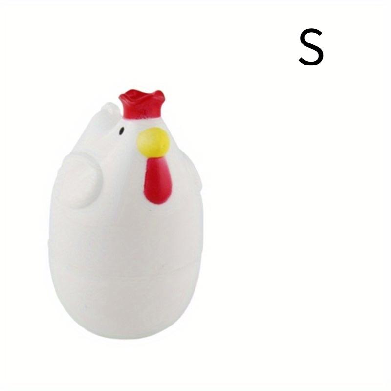 Hübscher Eierkocher und Dampfgarer in Hühnerform für die Mikrowelle für 4 Eier | Schnellkochendes Küchenwerkzeug, BPA-freies Design | Perfektes Zubehör zum Kochen von Frühstücken