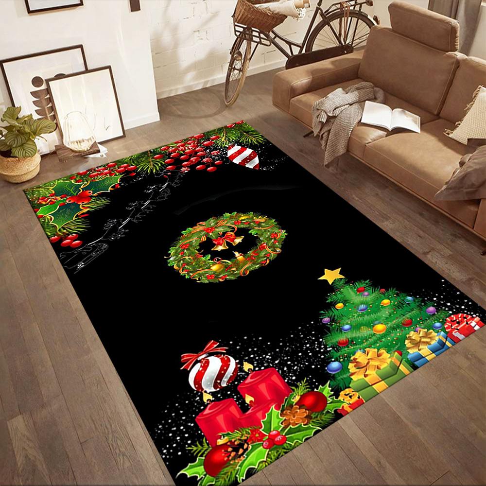 Nightmare Before Christmas Floor Mats for Living Room, Bedroom and Room Decoration Are Suitable for Gifts.