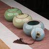 Ge Kiln Ceramic Tea Storage Jar: Chinese Style Sealed Can for Dried Fruit, Flower, and Tea Leaves.