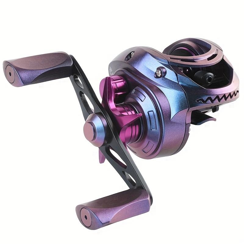 Casting Reel - High-speed 7.2:1 Gear Ratio, Maximum Drag 8kg Magnetic Braking System Ambidextrous Suitable for Both Freshwater and Saltwater Fishing