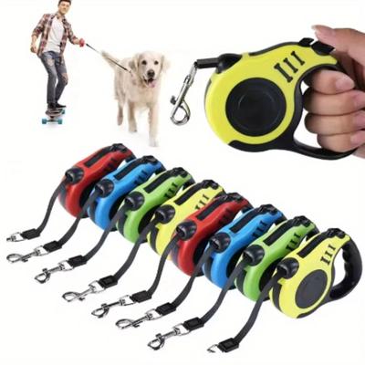 Durable Adjustable Pet Leash Reel-Automatic Retractable Multi-Color PVC Ideal for Small Medium Dogs Hand Wash Only Pet Accessory