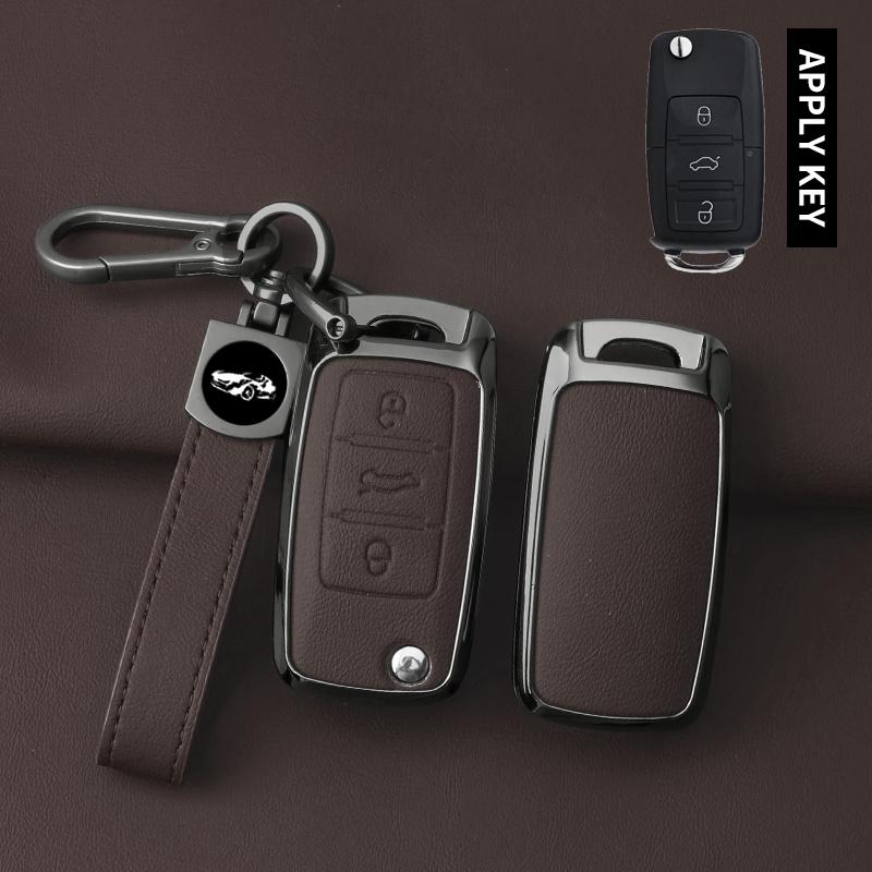 

Interior Mouldings Car Metal Key Case Cover For VW Volkswagen Polo Tiguan Passat B5 B6 B7 Golf 4 5 6 MK6 Jetta Lavida Skoda Octa