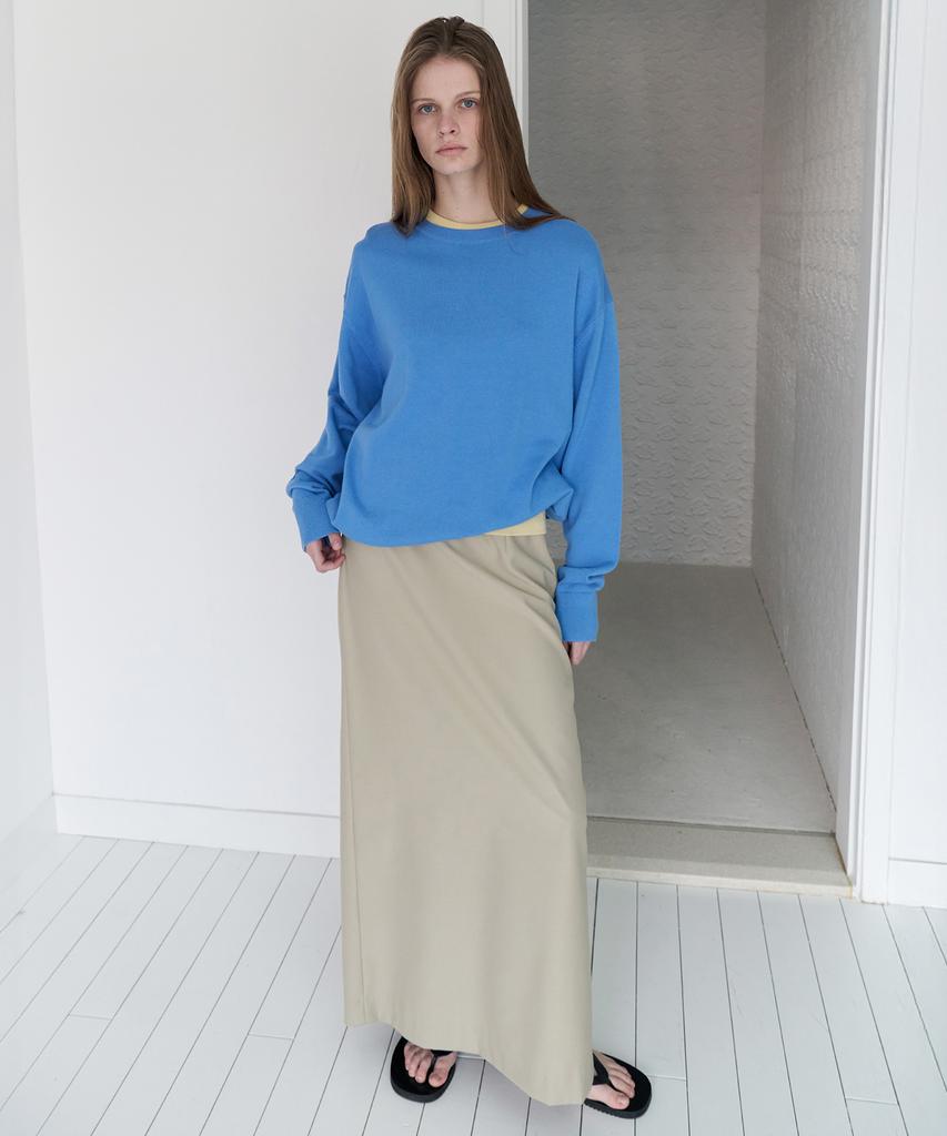 Leuba All-Day Cotton Round Knit - Harbor Blue