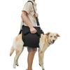 Hundbärsele, Nödryggsäck Stöd för husdjursben & Rehabilitering Hund (svart) Lyftsele för kloklippning, Hundbärare