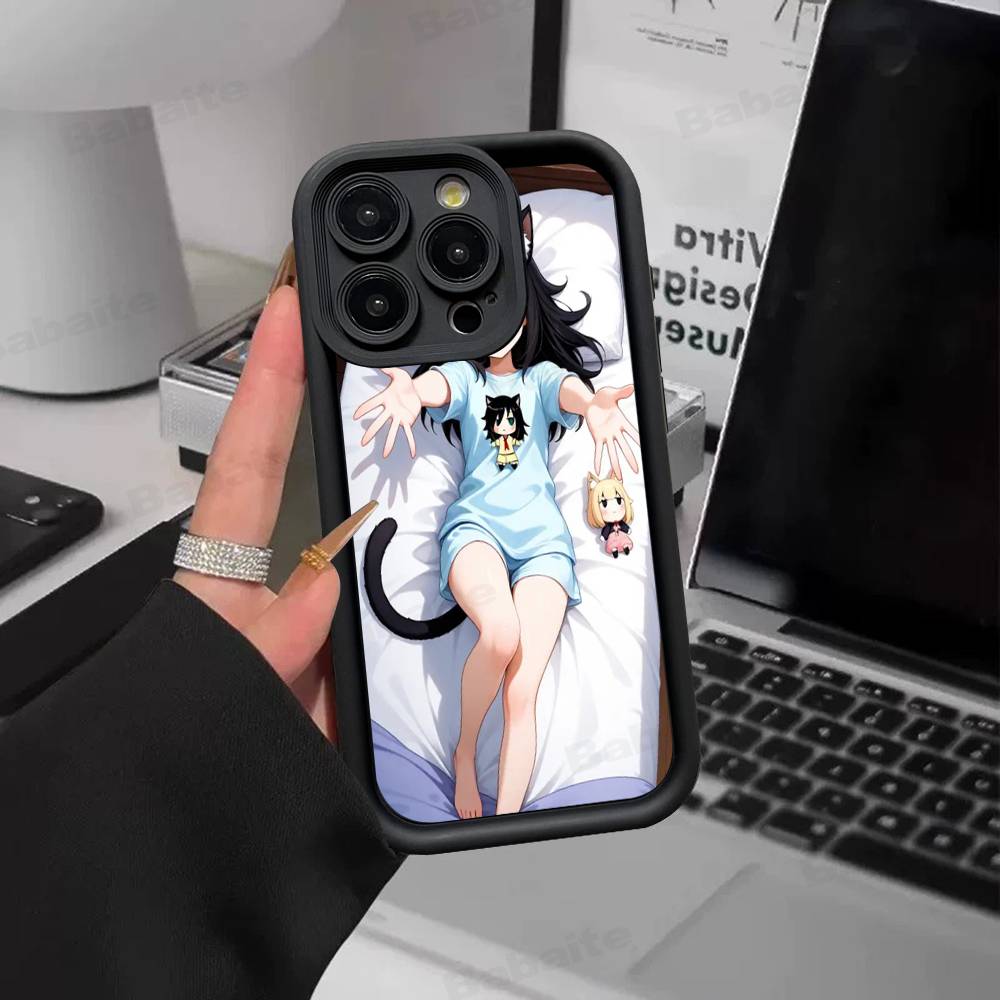 Watamote K-Kuroki T-Tomoko Phone Case For IPhone 17 16 15 14 13 12 11 Pro Max Plus Silicone Shockproof Case