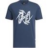 Wuji Serie T-Shirt Herren Marineblau HM7469