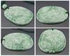 Stone Street Phoenix Carving High-Quality Jadeite Natural Stone Necklace Noble Queen Amulet
