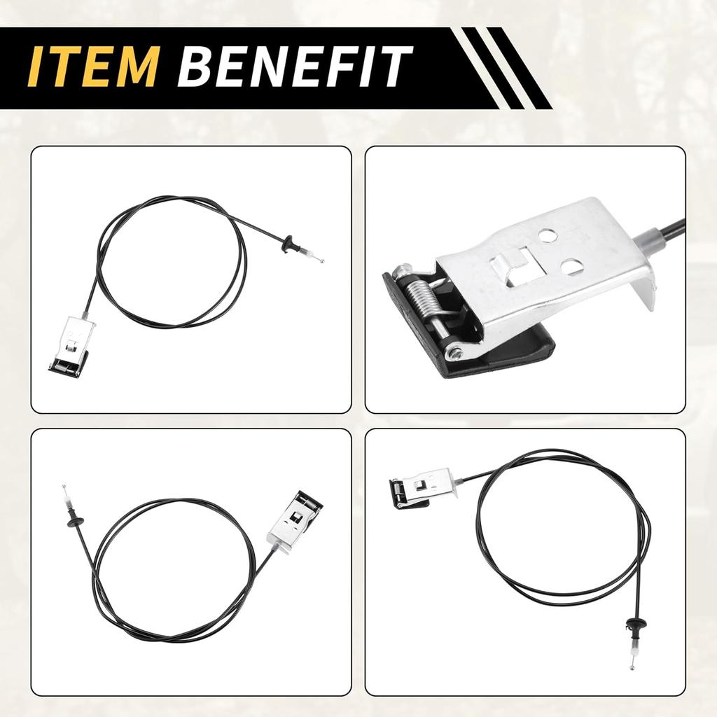 1 Pcs Hood Latch Release Cable for Toyota Tundra 2000-2006 for Toyota Sequoia 01-07 Front Hood Release Cable Hood Lock Control Cable No.536300C010