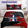 Mustang 3pcs Bedding Set Duvet Cover Closure Includes 1 Duvet Cover & 2 Pillowcases for All Seasons Bedroom Home Dorm Decor