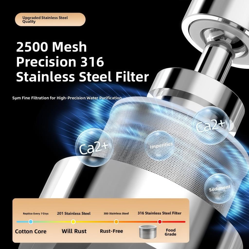 Household 3 Modes 720°Rotate Rotate Stainless Steel Faucet Extender Aerator Splash Filter Kitchen Washbasin Faucet Accessories