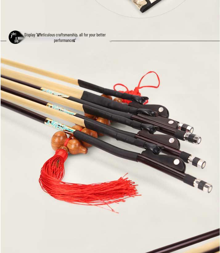 Archetto per Erhu di Grado Professionale con Crine di Cavallo Autentico - 84cm