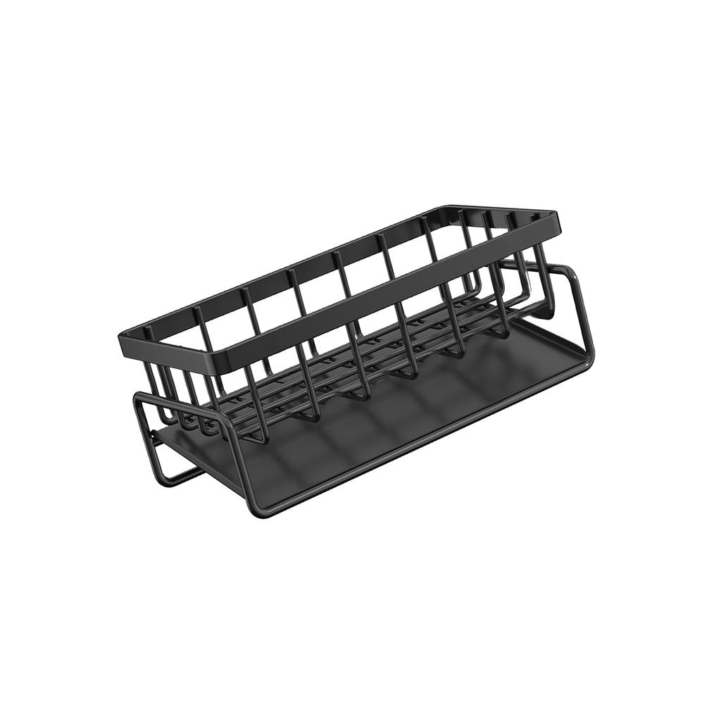 Heavy Duty Rustproof Carbon Steel Dish Rack For Sink Space Saving Kitchen Organizer With Quick Drying Design