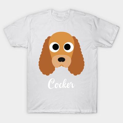 T Shirt Women Cocker English Cocker Spaniel Harajuku Print Kawaii Tshirt Summer Short Sleeve Female T-Shirt Top Tee