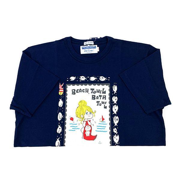 Mizumori Ado Captain Santa Collaboration T-shirt Navy M Apparel