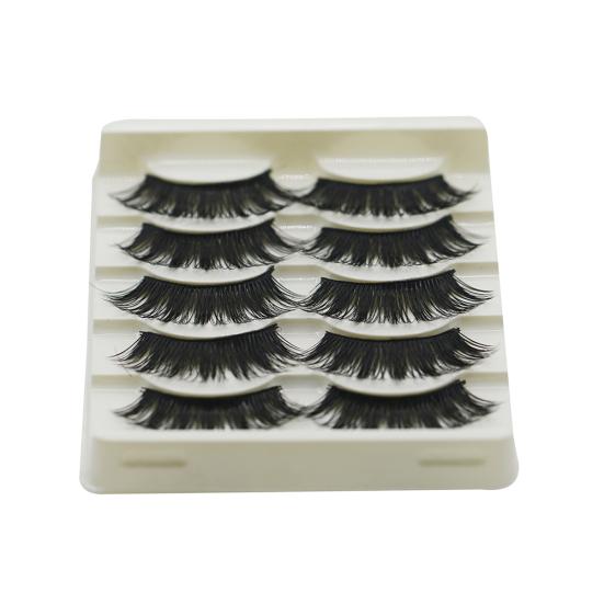 5 Pairs Beauty Long Thick Eye Lashes False Fake Cross Eyelashes Makeup Tool