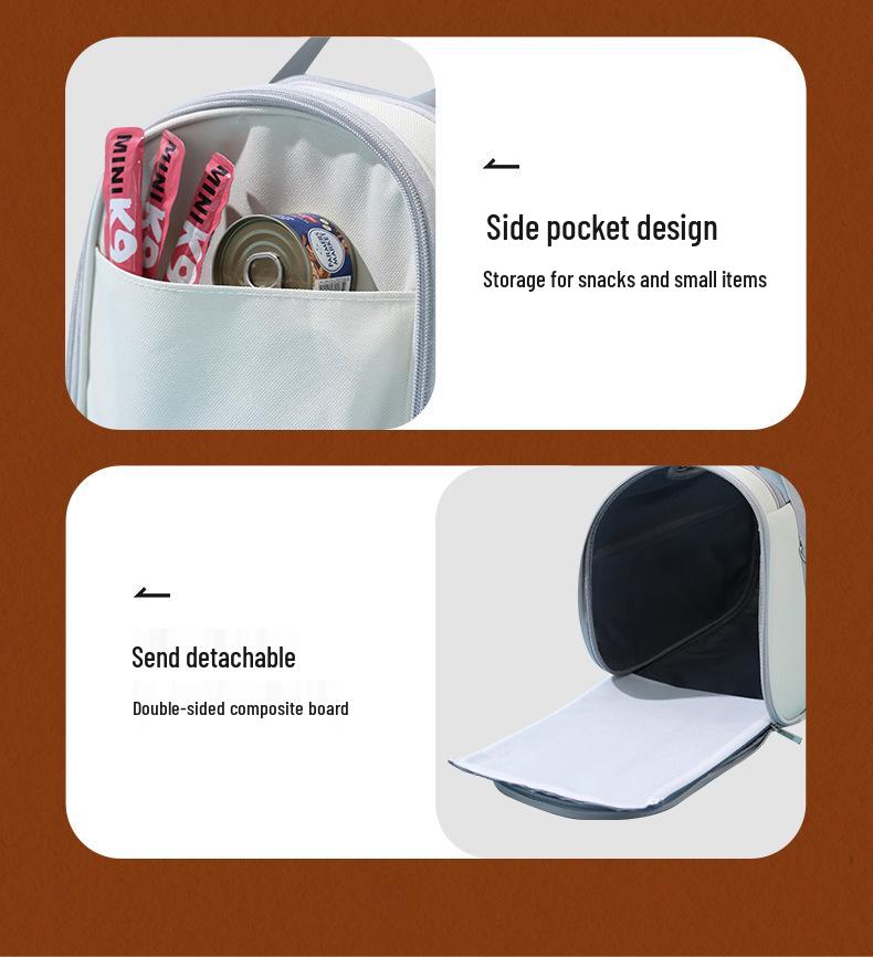 Breathable Portable Cat Carrier Handbag – Comfortable Travel Shoulder Bag for Cats