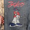 Unisex Y2K Baggy Jeans Gothic American Pocket Printing Denim Gym Jeans 2000s Streetwear Hip Hop Men Women Basketball Pants