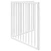 Vidaxl Foldable Pet Safety Gate, 2 Panels, White, 160Cm