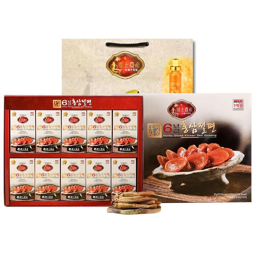 Geumsan Goryeo Ginseng Premium 6-Year-Old Red Ginseng Slices 20g x 10 packs 200g 1 Set