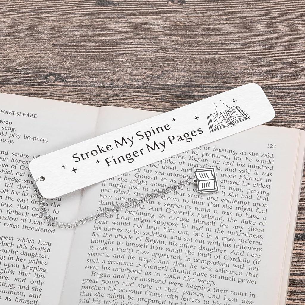 Funny Bookmarks for Women Men Book Lovers Bookish Gifts for Him Her Friends Friendship Birthday Gifts Women Spicy Bookmark Gifts for Teens Boys Girls