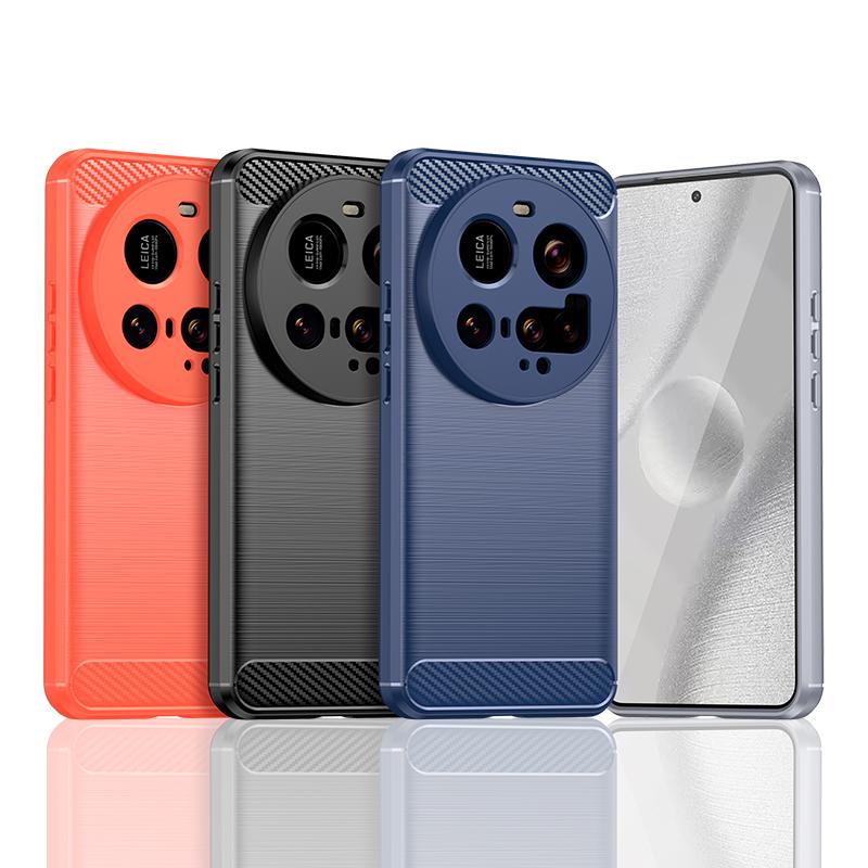 For Xiaomi 15 Ultra Case Cover Xiaomi Mi 15 Ultra Capas Shockproof Carbon Fiber Soft TPU Cover For Mi 15 Xiaomi15 Ultra Fundas