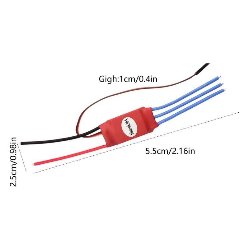 ESC Electronic Speed Controller 30A 40A Brushless Motor 3 Wire Link for Quadcopter Multicopter Drones FPV Accessories
