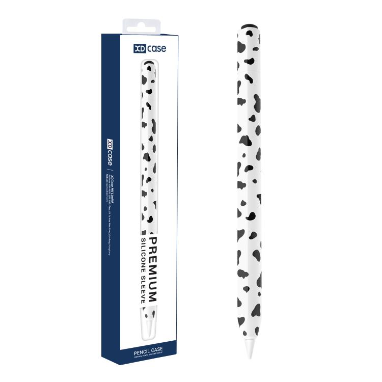 

For Apple Pencil USB-C / 3 XDcase Cow Print Silicone Protective Stylus Pen Sleeve For Apple Pencil USB-C / 3 чорний