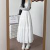 Women's Spring/Summer Lace Tiered Midi Skirt: High-Waisted, Slimming, Ballet-Style A-Line Skirt