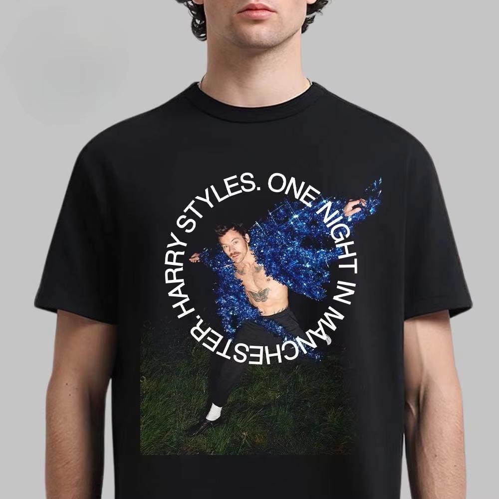 

2026 Summer New Design Harry Styles HighQuality Fashion Casual Mens Roundneck Printed Tshirt 4XL