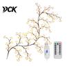 Creative Wall Embellishment Flower LED Tree Branch Lights for Wall, Willow Vine Light with Modern Art Lighting Remote, 8 Modes, Christmas Decorations