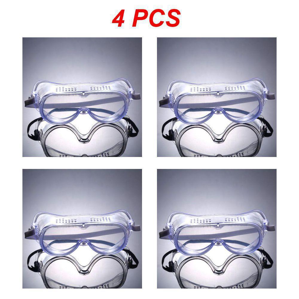 Clear Safety Glasses Anti-wind Anti Dust Anti Fog Eyewear Full Adjustable Comfort Type Protective Goggle Eyeglasses Motor Parts