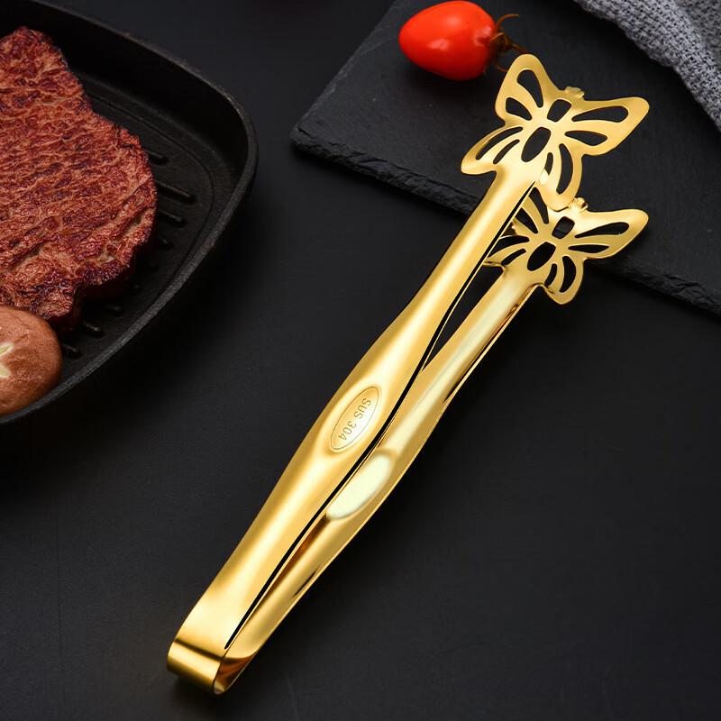 304 Stainless Steel Kitchen Tongs for BBQ & Cooking