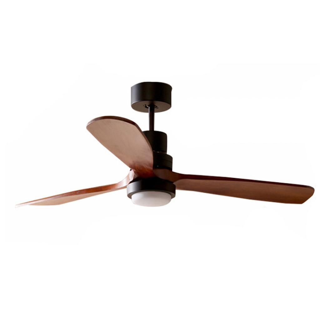 Ceiling Fan with Light Remote Control for Indoor Outdoor Ceiling Fan with Remote Reversible Noiseless Motor 3 Wooden Blades