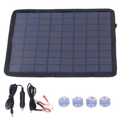 Solarladegerät 6W 18V Tragbares Solarauto 12V Batterieladegerät Ladefeld Batteriekernplatine