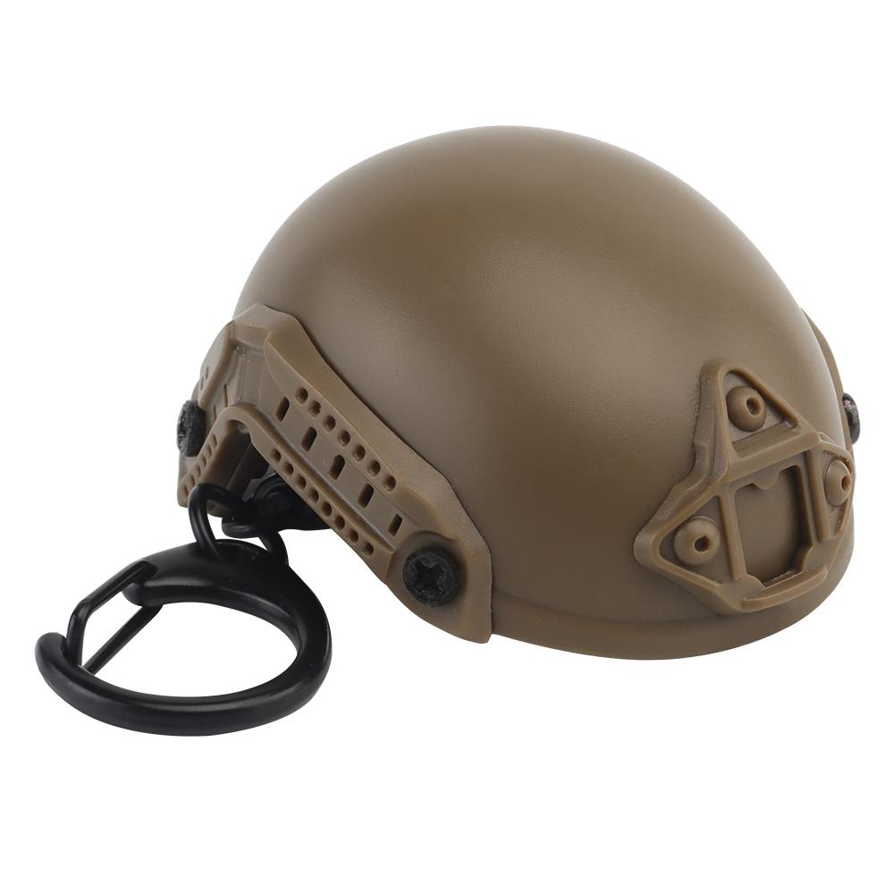 

2026NEW Quick Helmet Shape Bottle Opener Keychain Tactical Keychain Outdoor Hunting Hiking Beer Bottle opener хаки