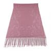 All Match Floral Tassel Scarf Hollow Solid Breathable And Comfortable