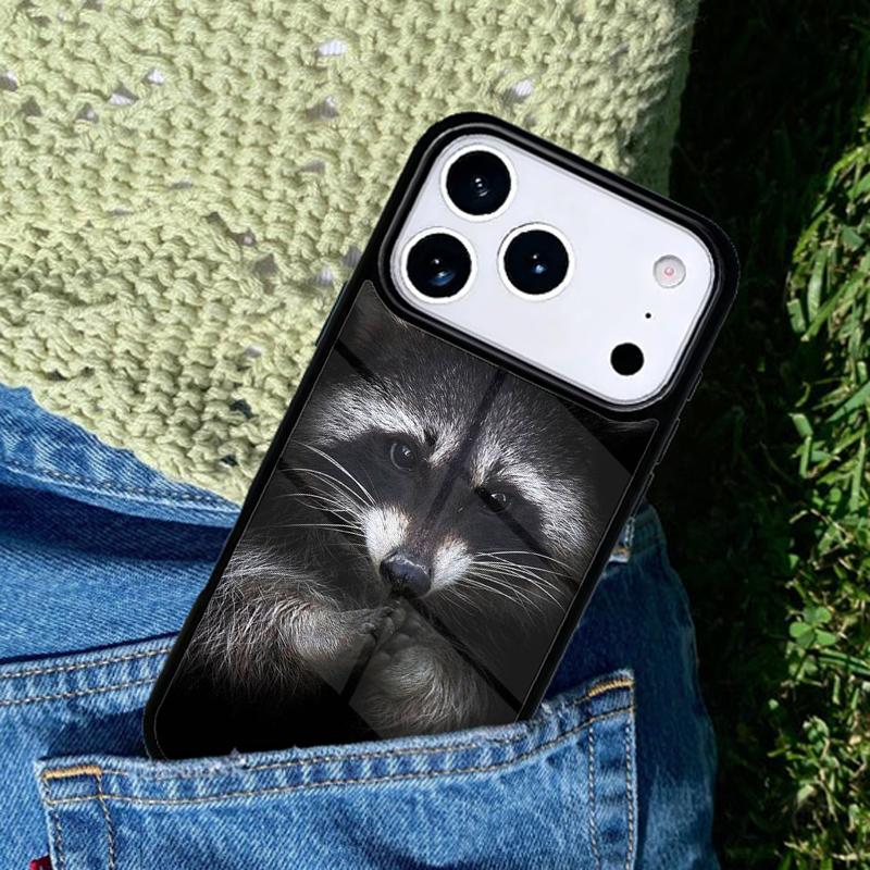 Kawaii Baby Raccoons Racoons Phone Case For iPhone 17 AIR 16 Pro Max 15 14 Pro 11 12 13 Shockproof Silicone Cover