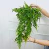 1PC Artificial Wall Hanging Persian Grass Vine Artificial Hanging Fern Vine Hanging Green Plants