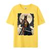 Doberman Dog Samurai Japanese Retro Ukiyo E Warrior Doberman T Shirt Men 100 Cotton Mans Camiseta Masculina Vintage
