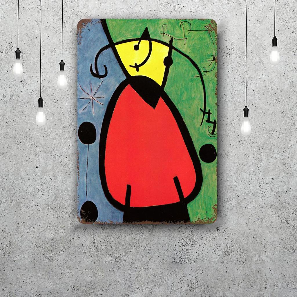 miro art Vintage Tin Sign Home Decor Wall Decor Art Wall Mural Room Decoration Decor Retro Metal Sign Plate Bar Posters