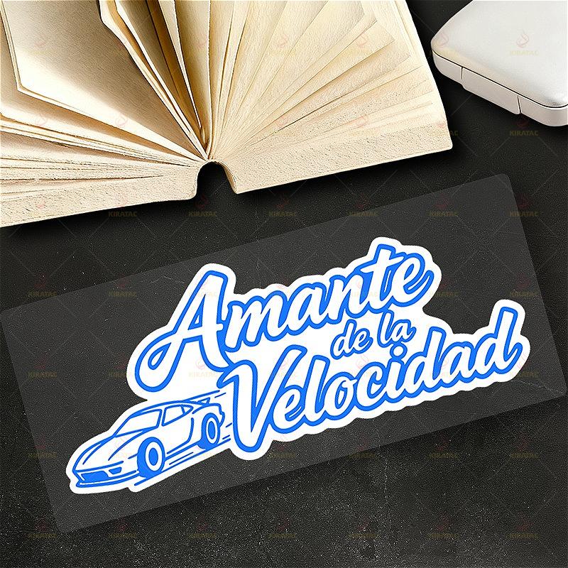1pc New Original  Amante De La Velocidad Car Stickers for Car Windows Trunk Motorcycle Fairings Scooters Waterproof Vinyl Decals