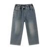 Abbigliamento primaverile per bambini Ragazzi Jeans Pantaloni in denim a gamba larga dritta Pantaloni sportivi eleganti per bambini