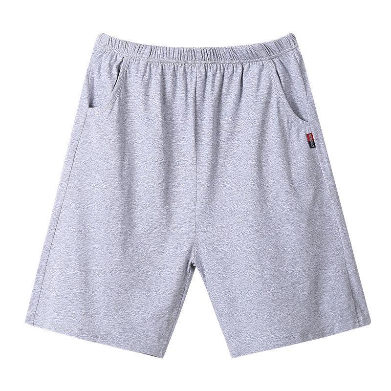 Men's Combed Cotton Casual Loose Five-Point Sleepwear Shorts - Summer Plus Size