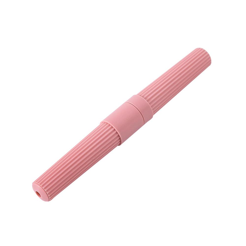 

Дорожный футляр для зубной щетки Легкая портативная пыленепроницаемая пластиковая зубная щетка розовый