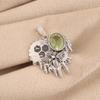 Green Amethyst Pendant Gemstone Jewelry, 925 Solid Sterling Silver Pendant, Gift For Women Handmade Pendant