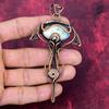 Labradorite Pendant Gemstone Jewelry Copper Wire Wrapped Pendant Handmade Pendant