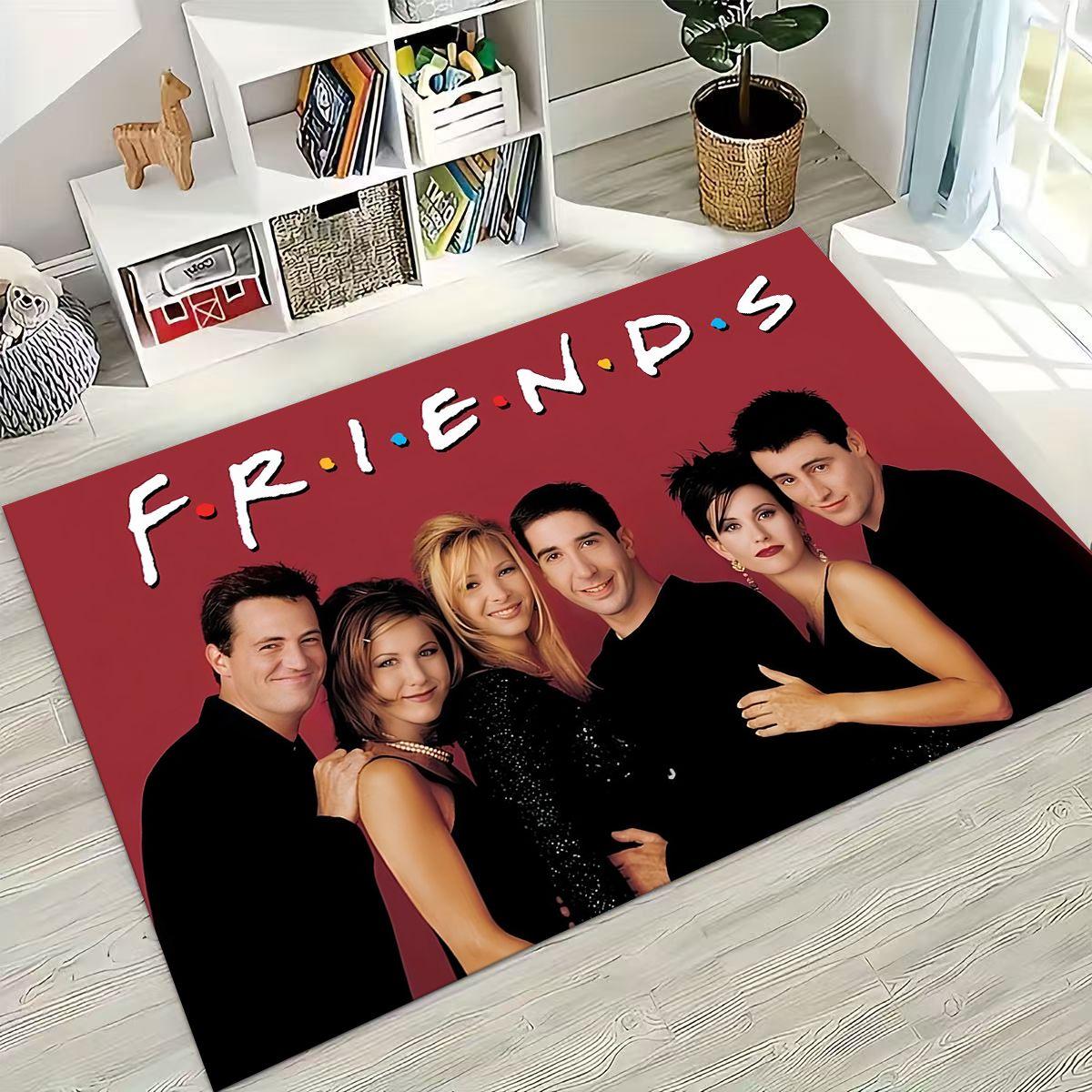 

Классический коврик с логотипом Friends Central Perk для спальни, гостиной, дивана, домашний придверный коврик, декор, большой детский игровой нескользящий коврик для пола 40x60cm( 15x23in )