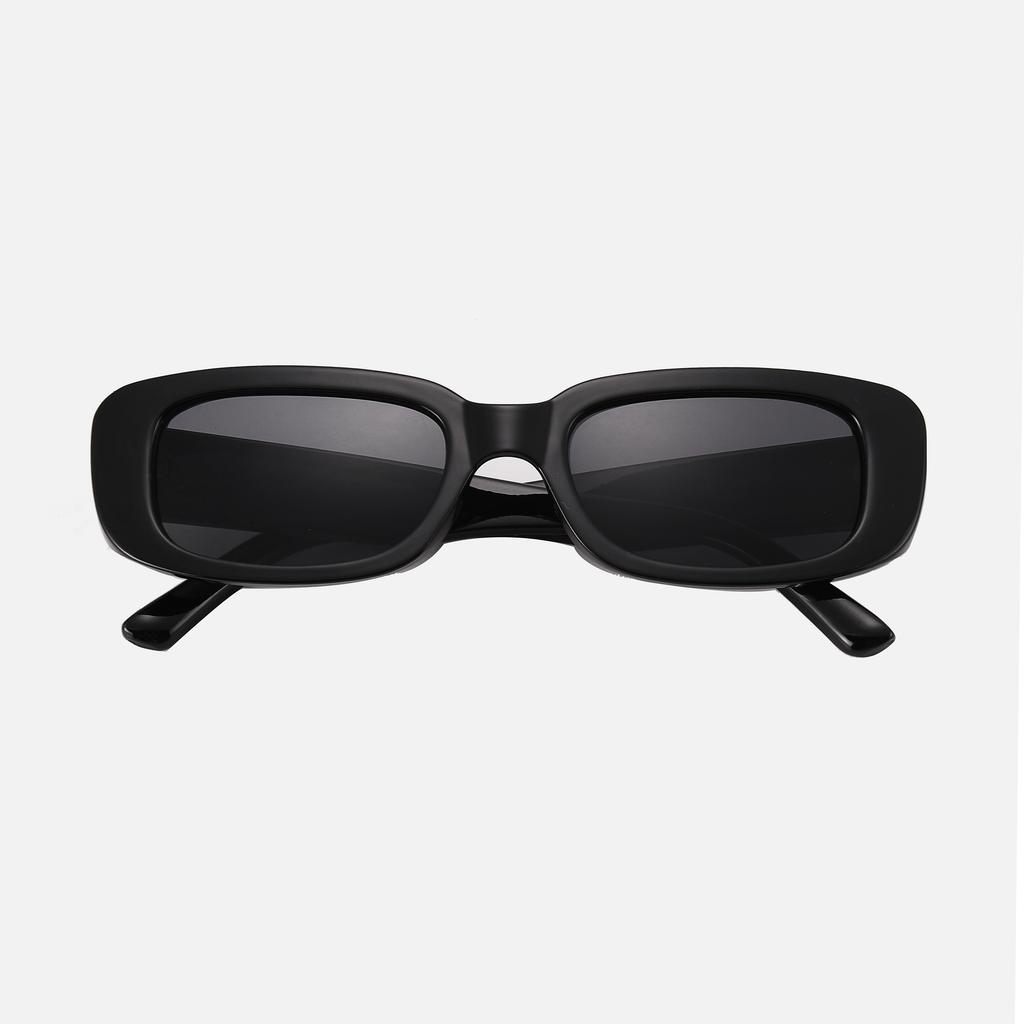 10pcs Vintage Rectangle Sunglasses Women Designer Square Black Sun Glasses UV400 Gradient Eyewear Female Shades
