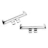 1 Pair 20mm Metal Watch Band Adapter Replacement for Rossini 2i Smartwatch Quick Release Watch Strap Connector Silver
