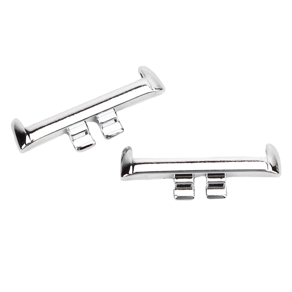 1 Pair 20mm Metal Watch Band Adapter Replacement for Rossini 2i Smartwatch Quick Release Watch Strap Connector Silver